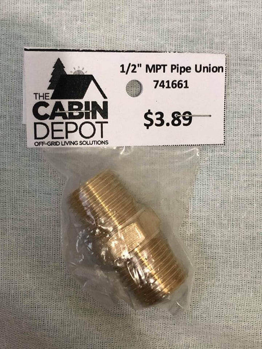 Martin 1/2" MPT Pipe Union for $3.89 at Cabin Depot - Off-Grid Solutions