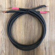 Cabin Depot TCD #4 5-foot battery to inverter cable pair with lugs, ideal for under 1000W connections, positive and negative included.
