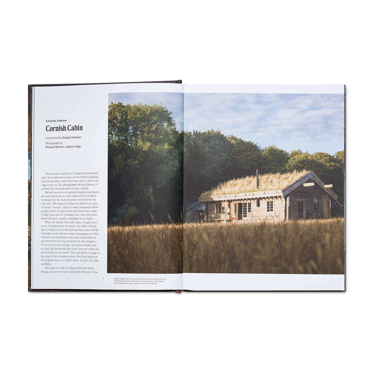 Cabin Porn Inside Book features a serene Cornish cabin, showcasing tranquil retreats. Find it at Cabin Depot for homebuilding inspiration.