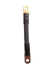 TCD 8-inch 2/0 battery cable with copper lugs for series or parallel connections by Cabin Depot