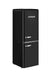 Unique 9 cu/ft Retro Refrigerator, Bottom Mount, Black - Available at Cabin Depot for Grid and Off-Grid Use