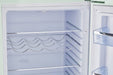 Interior view of Unique 9 Cu/Ft Bottom Mount Retro Refrigerator available at Cabin Depot