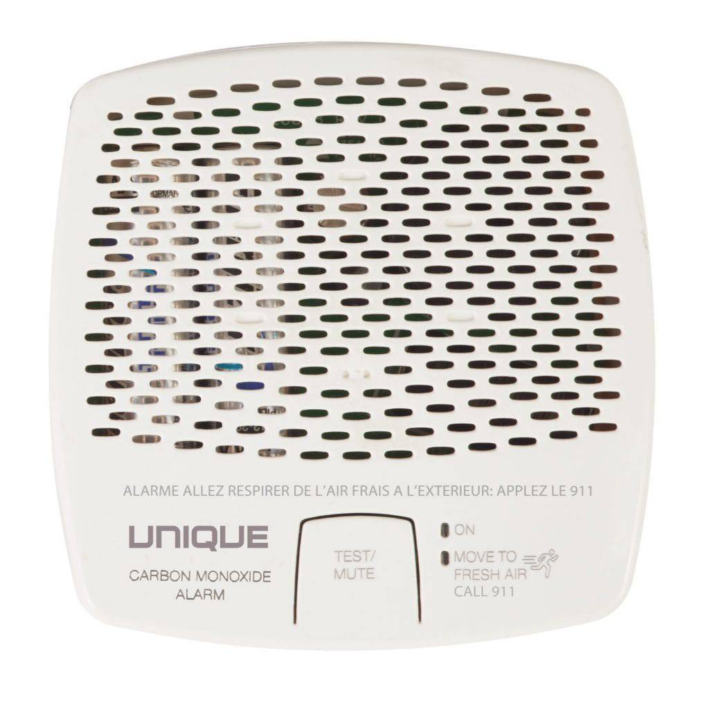 Unique Carbon Monoxide Alarm with Safety Shut-Off for Propane Fridge, Cabin Depot approved, CSA certified, maintenance-free battery.