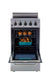 Unique 20" Prestige Convection Electric Range in Stainless Steel by Cabin Depot with SmoothTop and Hot Burner Indicator.
