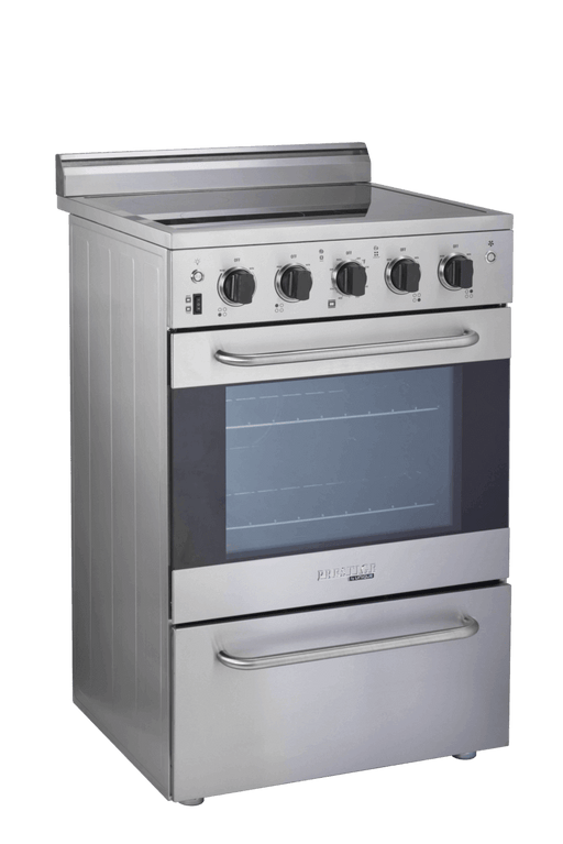 Prestige 24" Stainless Steel Convection Electric Range, SmoothTop, available at Cabin Depot