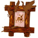 Wood with Metal Duck Frame Decor