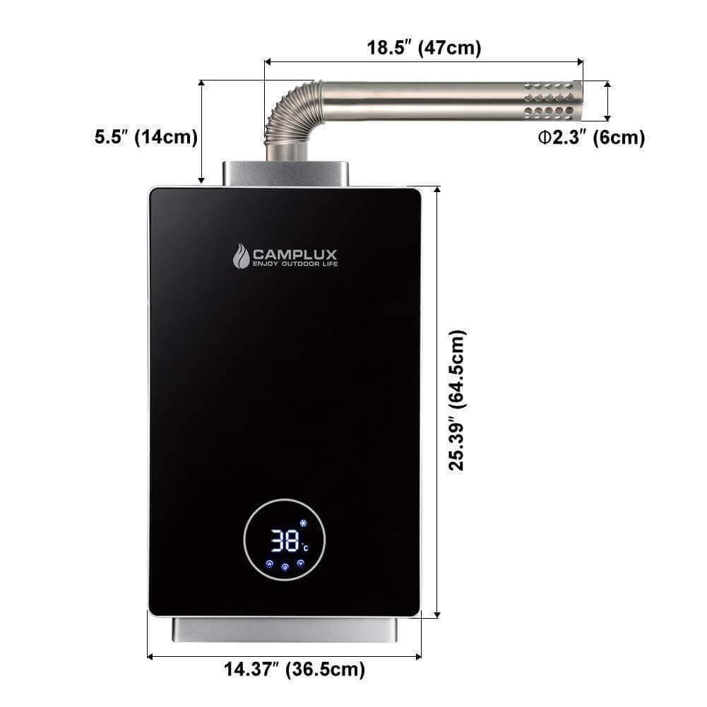 Camplux 12L High Capacity propane Indoor Tankless Water Heater – Uncategorized by Camplux | Available at Cabin Depot USA