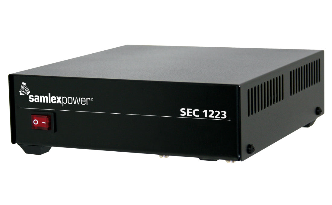Samlex SEC-1223 Power 12vDC Supply — The to Depot Cabin Converter 120vAC 