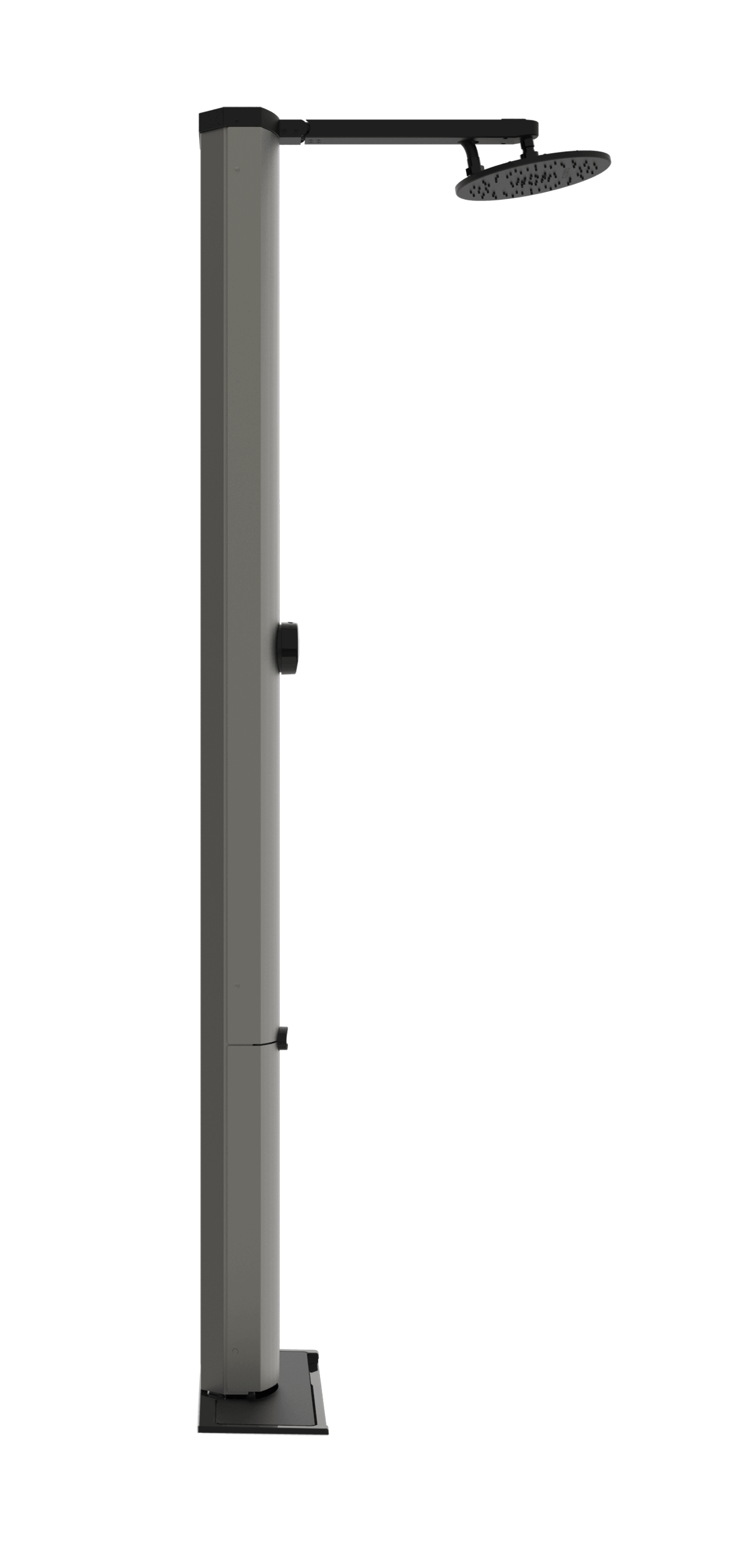 RainStick Shower in matte black, energy-efficient smart shower, sold at Cabin Depot, saves water and reduces utility bills for modern bathrooms.