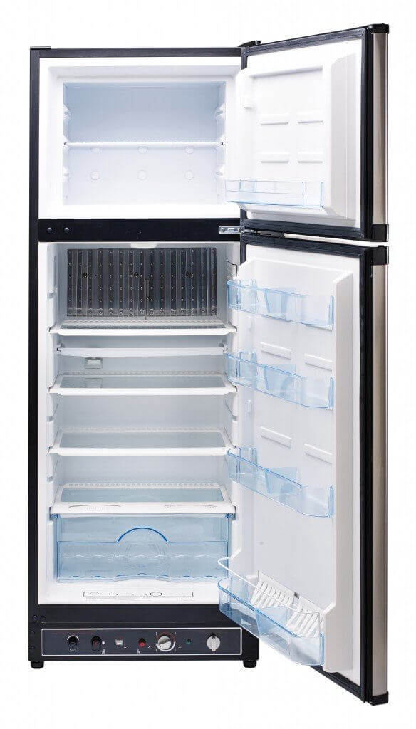 UNIQUE 10 CU/FT Propane Fridge with Freezer - Stainless Steel – by Unique | Available at Cabin Depot USA
