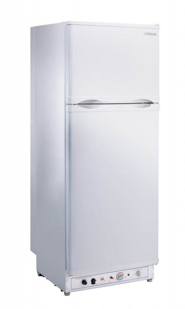 UNIQUE 10 CU/FT Propane Fridge with Freezer - White – by Unique | Available at Cabin Depot USA