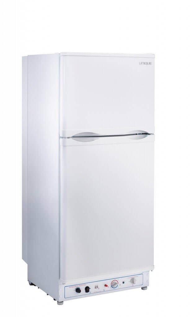 UNIQUE 6 CU/FT Propane Fridge with Freezer- White – by Unique | Available at Cabin Depot USA