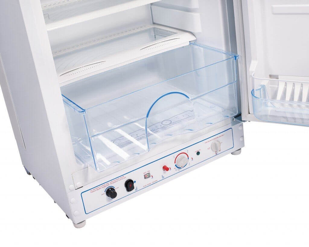 UNIQUE 6 CU/FT Propane Fridge with Freezer- White – by Unique | Available at Cabin Depot USA