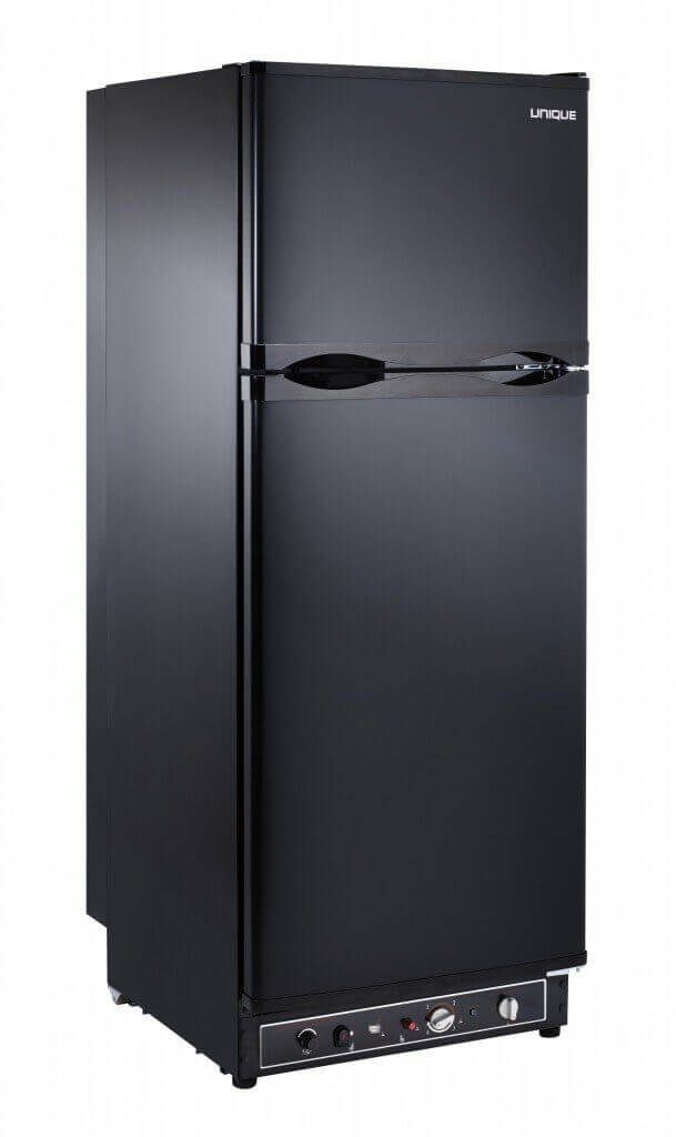 UNIQUE 8 CU/FT Propane Fridge with Freezer - Black – by Unique | Available at Cabin Depot USA