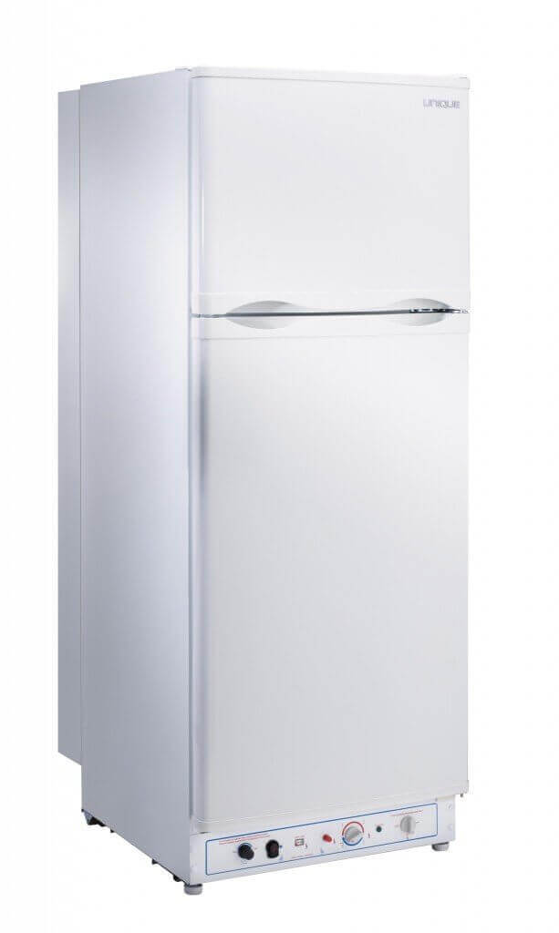 UNIQUE 8 CU/FT Propane Fridge with Freezer - White – by Unique | Available at Cabin Depot USA