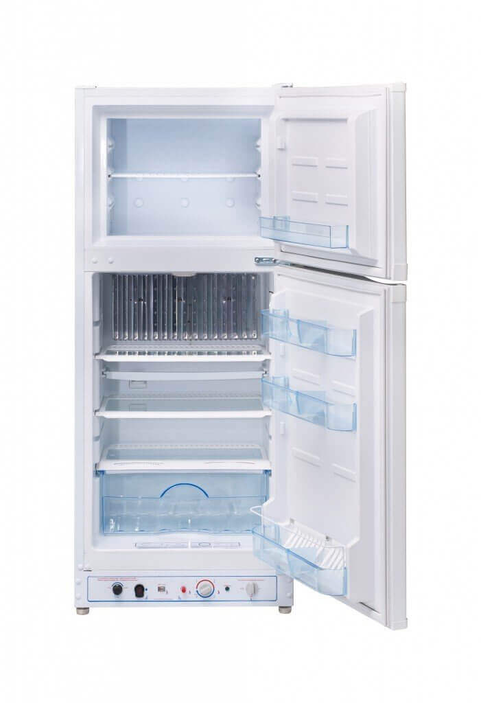 UNIQUE 6 CU/FT Propane Fridge with Freezer- White – by Unique | Available at Cabin Depot USA